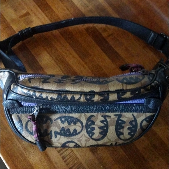 Coach Guang Yu Belt Bag Hot Belt Bag In Signature Canvas With Rexy